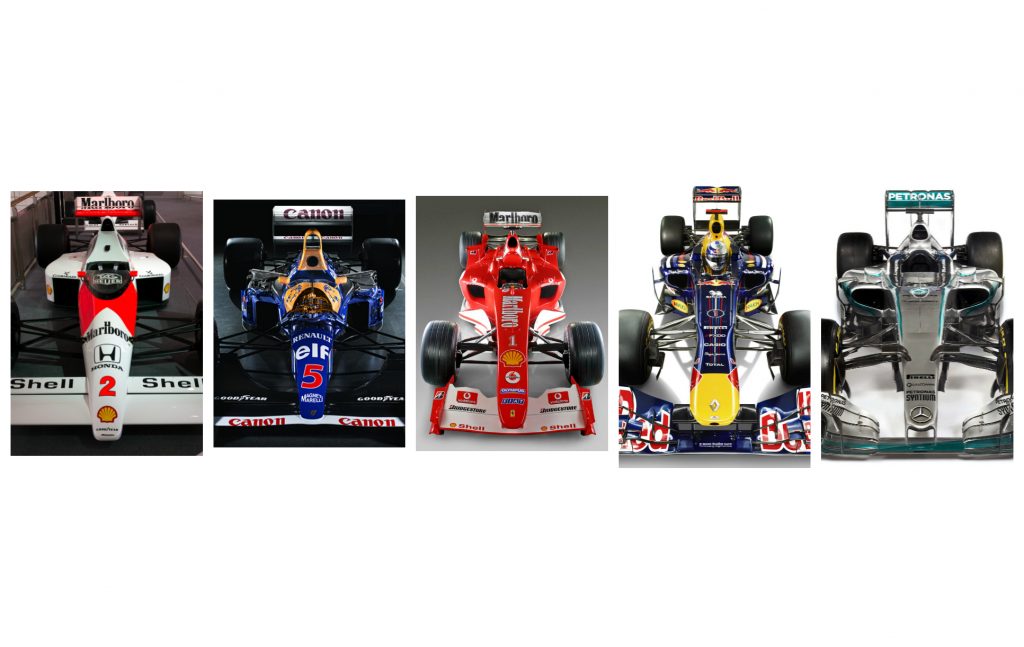 Οι 5 μεγαλύτερες κυριαρχίες στην Formula 1