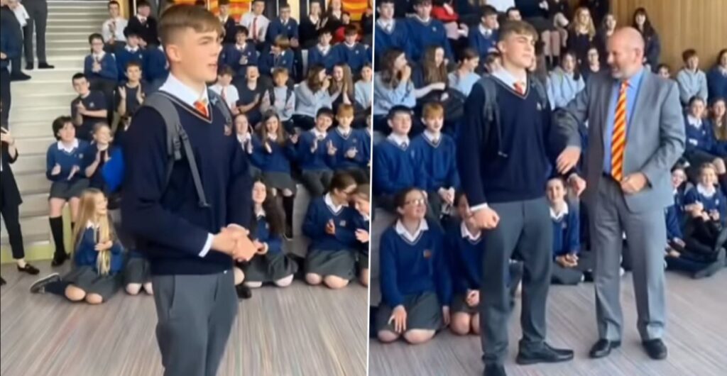 Ιρλανδία: Μαθητής κέρδισε το χρυσό στο Ευρωπαϊκό Πρωτάθλημα μποξ και το σχολείο τον υποδέχθηκε με standing ovation