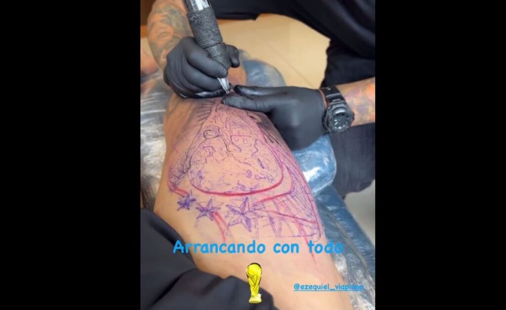 Μουντιάλ 2022: Ο Άνχελ Ντι Μαρία έκανε τατουάζ το τρόπαιο