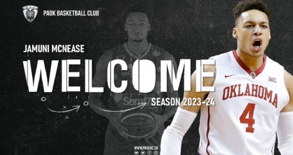 Απέκτησε τον Τζάμουνι ΜακΝίς ο ΠΑΟΚ για μία σεζόν