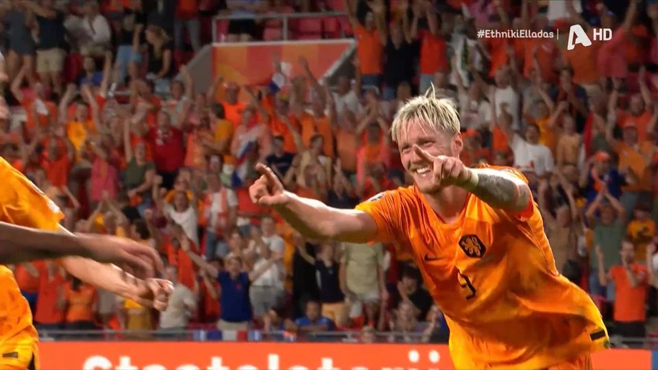 Ολλανδία – Ελλάδα: Κεφαλιά του Βέγκχορστ και 3-0 για την Ολλανδία (vid)