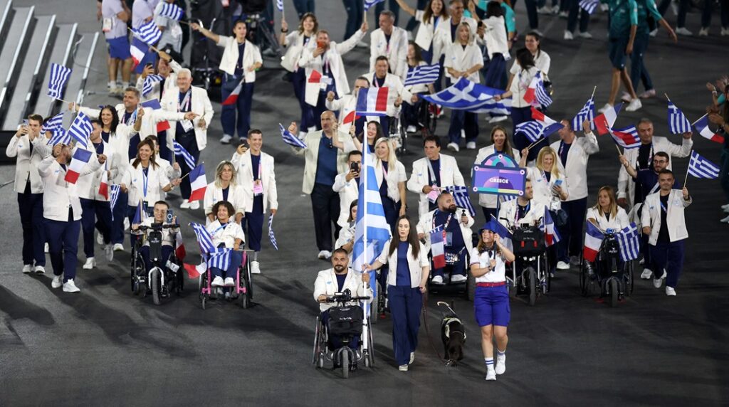 Παραολυμπιακοί Αγώνες 2024: Η είσοδος της Ελλάδας στην Τελετή Έναρξης