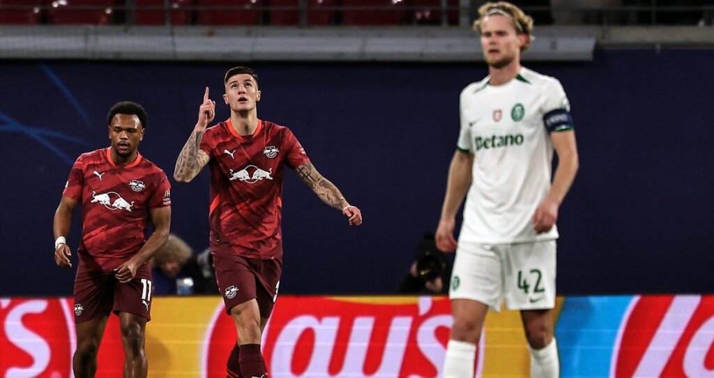 Champions League: Η Λειψία «πλήγωσε» τη Σπόρτινγκ