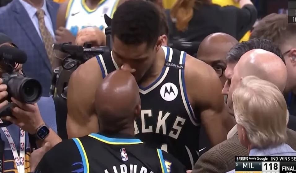 Εκτός γηπέδων ο πατέρας του Χάλιμπερτον μετά το επεισόδιο με τον Αντετοκούνμπο