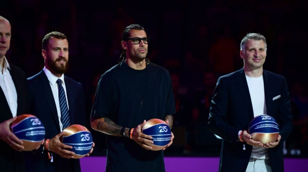 Final Four 2025- All 25 EuroLeague Team: Βραβεύτηκαν Πρίντεζης, Παπαλουκάς, Διαμαντίδης
