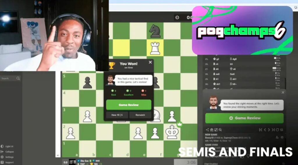 Έζε: Έκανε διάλειμμα από την Κρίσταλ Πάλας και κατέκτησε τουρνουά… σκάκι!