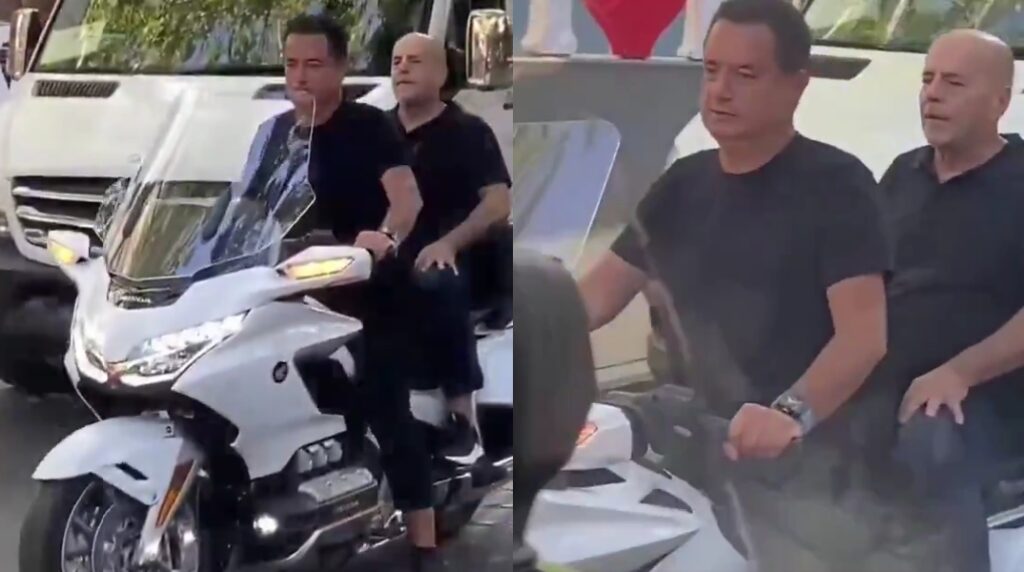 Αλαφούζος και Ατζούν σε χαλαρή βόλτα….χωρίς κράνος (vid)