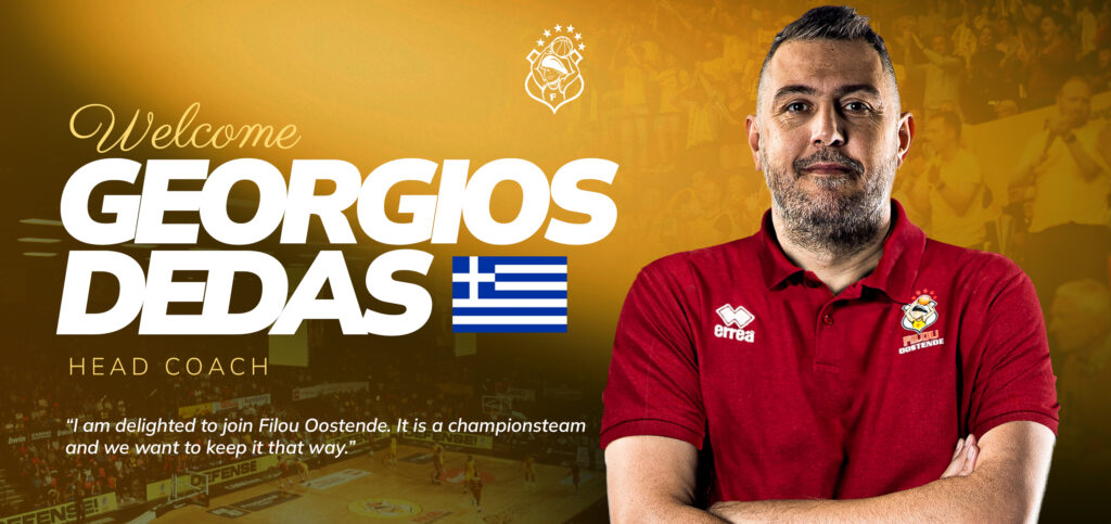 Νέος προπονητής της Οστάνδης ο Γιώργος Δέδας