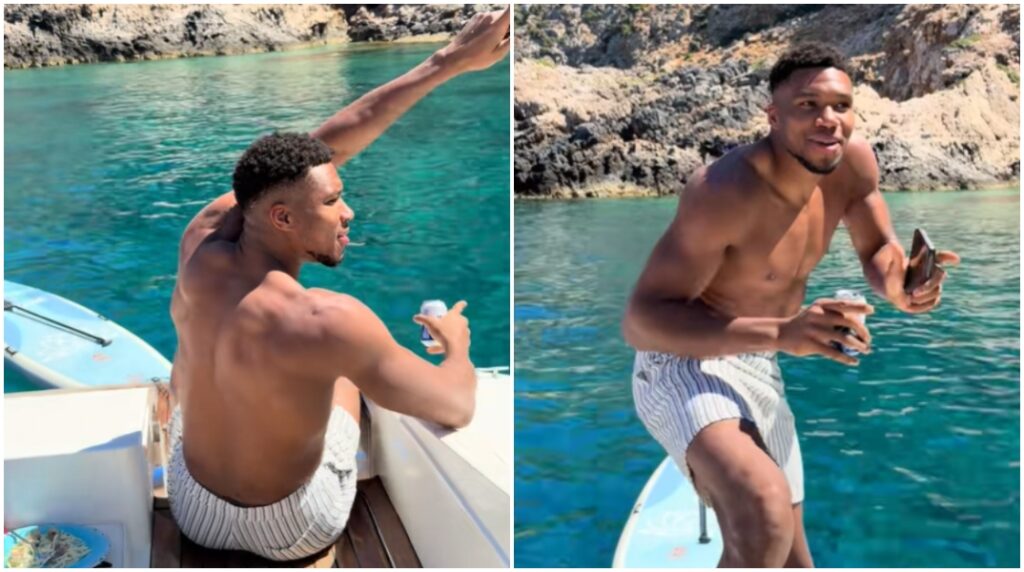 Μύστης Αντετοκούνμπο χορεύει με μπυρόνι στο χέρι και «ρίχνει» το TikTok