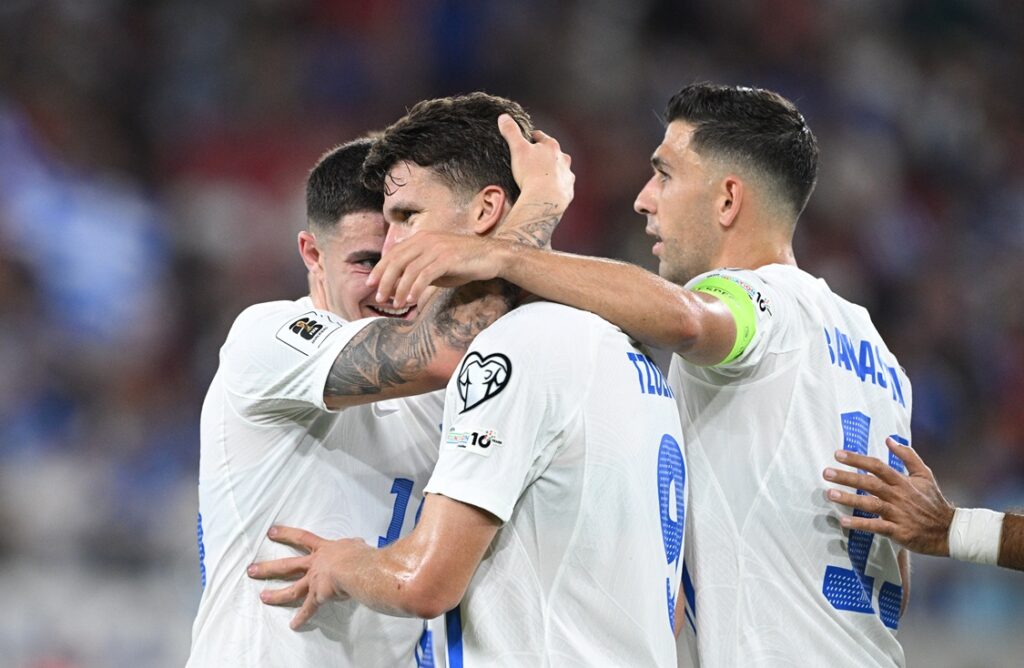 Εθνική Ελλάδας: Τα πλάνα από την προπόνηση ενόψει Σκωτίας