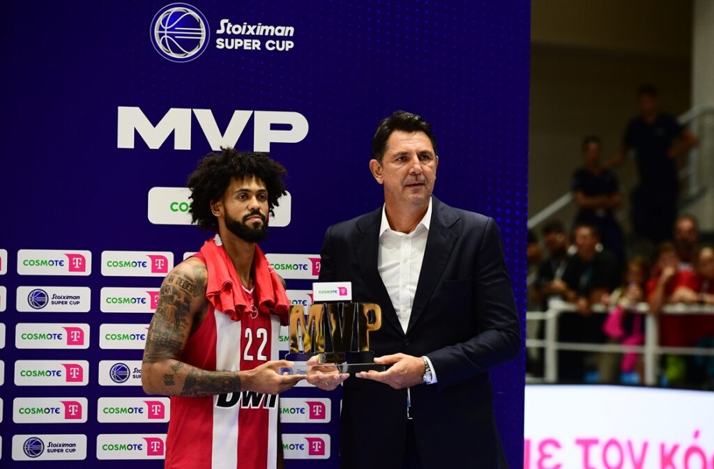 Super Cup: Ο Τάιλερ Ντόρσεϊ είναι ο MVP του τελικού