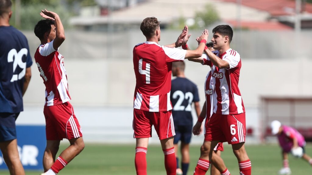 Εντυπωσιακό ξεκίνημα για τον Ολυμπιακό στο Youth League με «τεσσάρα» απέναντι στην Πάφο