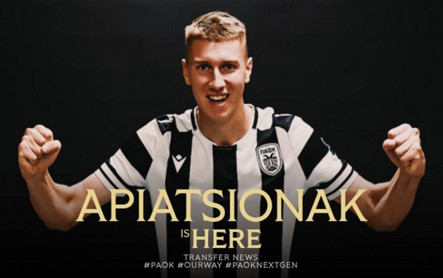ΠΑΟΚ: Ανακοίνωσε τον Απιατσιόνακ… με το βλέμμα στο μέλλον (pic)