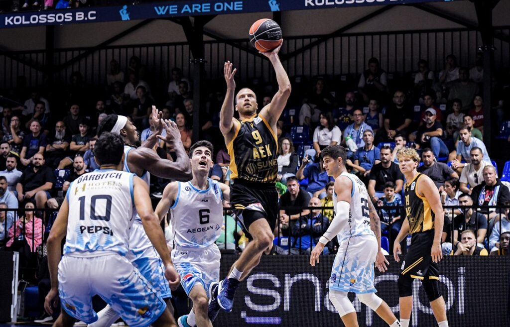 Κολοσσός Ρόδου-ΑΕΚ: 85-87: Πήρε το ματς-θρίλερ η Ένωση