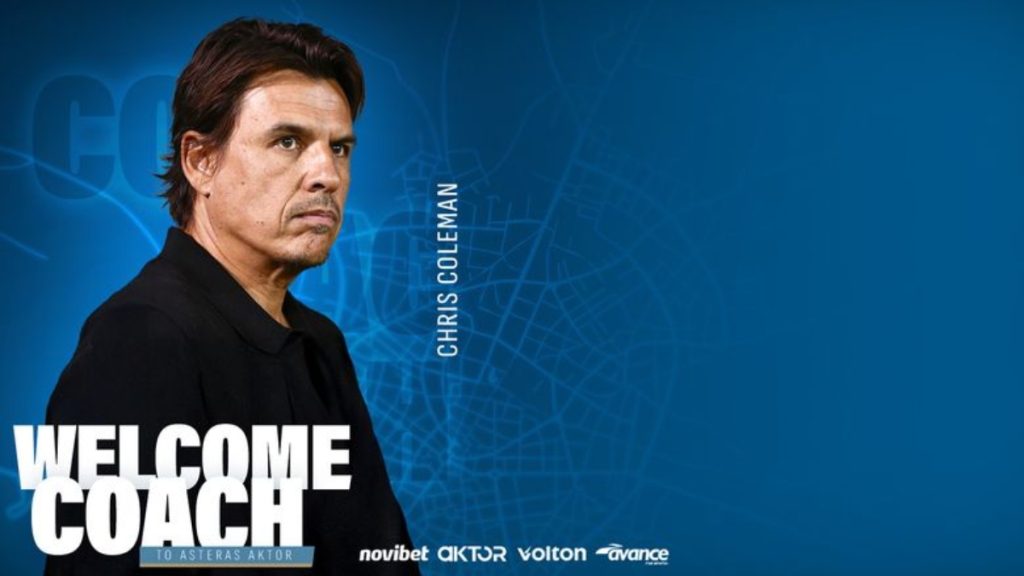 Νέος προπονητής του Asteras AKTOR ο Κόουλμαν