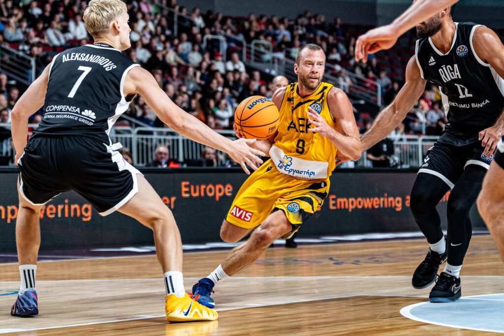 Ρίγα-ΑΕΚ 53-69: Άνετο πέρασμα από τη Ρίγα