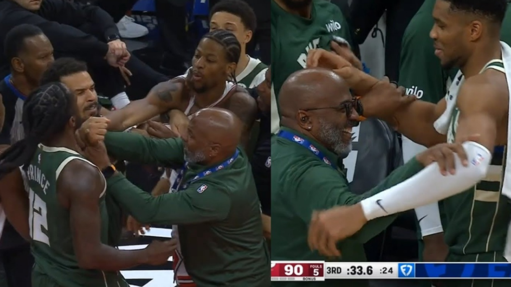 Γιάννης Αντετοκούνμπο: Τρόλαρε τους Πρινς-Τέρι που πιάστηκαν στα χέρια στο Μπουλς – Μπακς