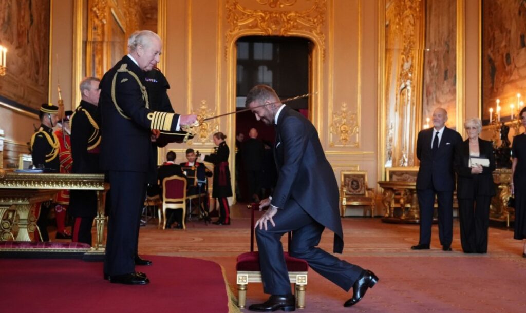 Μπέκαμ: Και επίσημα… Σερ Ντέιβιντ Μπέκαμ (vid)