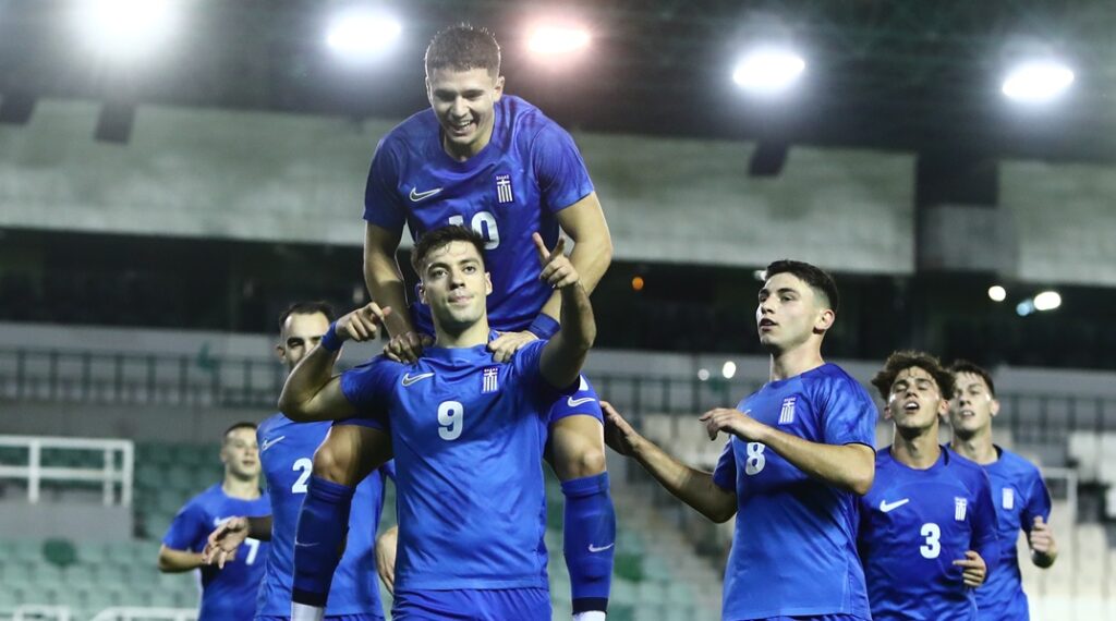 Ελλάδα-Γεωργία 3-0: Ασταμάτητη η Εθνική Ελπίδων που καλπάζει για το Euro U21