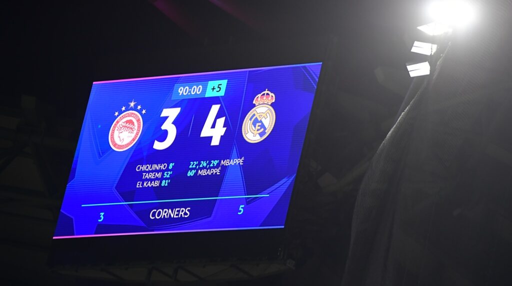 Ολυμπιακός-Ρεάλ: Τα highlights της απίθανης ματσάρας στο «Καραϊσκάκης»