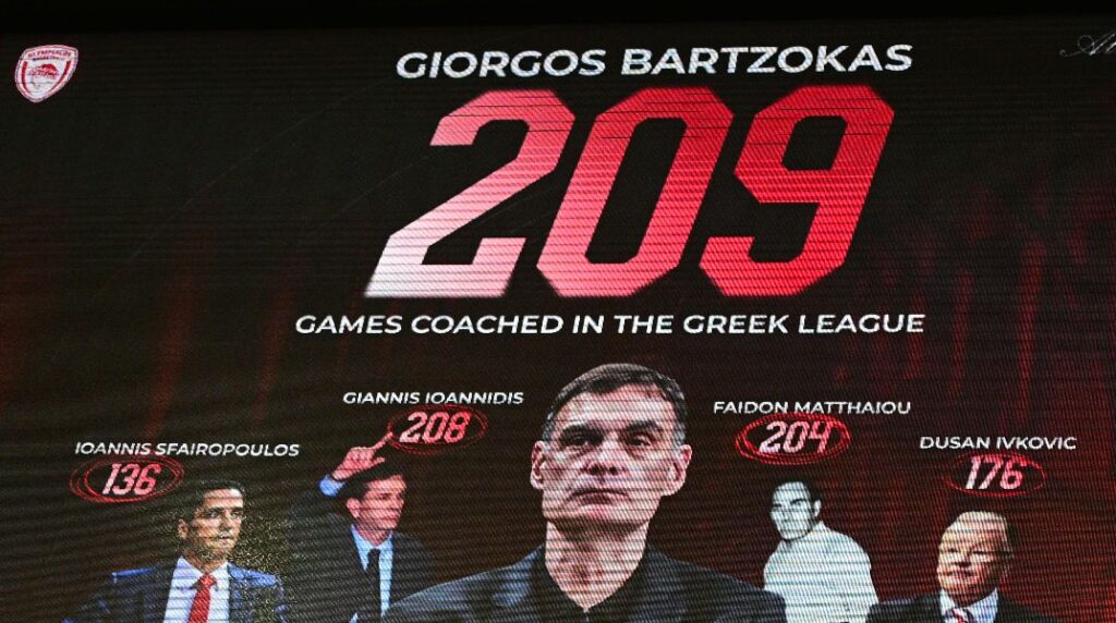 Ξεπέρασε τον Ιωαννίδη και έγραψε ιστορία ο Γιώργος Μπαρτζώκας!