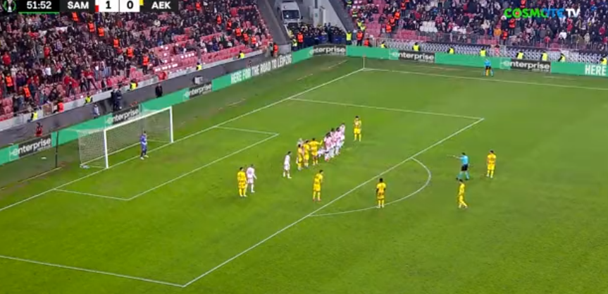 Πωπωπω μια φαουλάρα! – Ισοφάρισε (1-1) η ΑΕΚ με τον Μαρίν (vid)