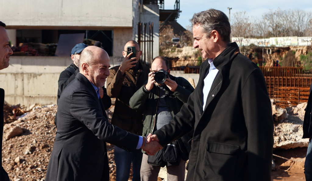 Μητσοτάκης και Αλαφούζος στον Βοτανικό: «Το γήπεδο θα παραδοθεί τον Μάιο του 2027»