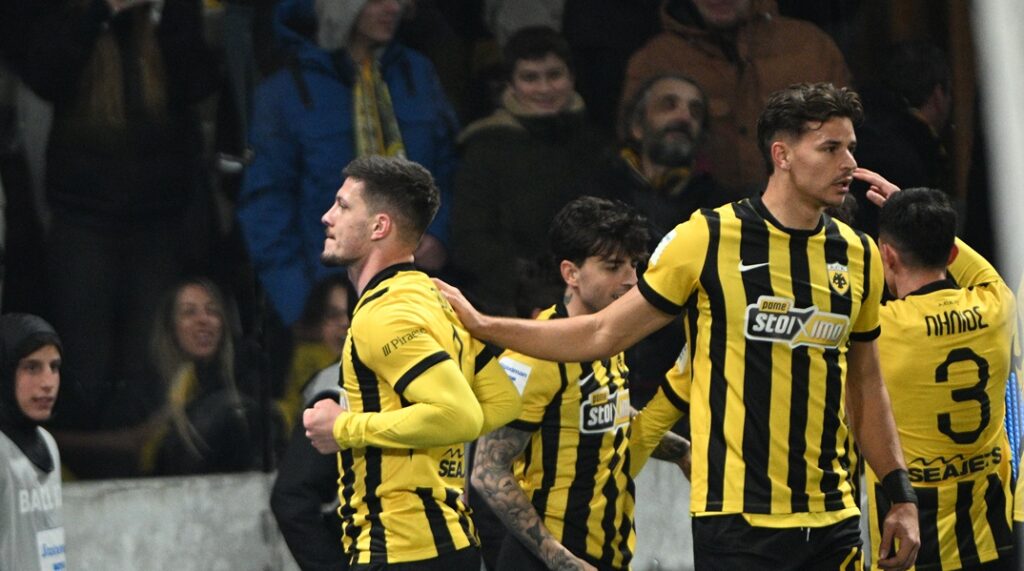 ΑΕΚ-Παναθηναϊκός: Το γκολ του Γιόβιτς που χωρίζει τις δύο ομάδες στο ημίχρονο (vid)