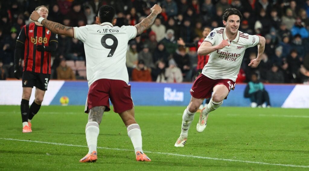 Αφεντικό για τον τίτλο στο Νησί η Άρσεναλ – Νίκη…μισό πρωτάθλημα επί της Μπόρνμουθ με 3-2