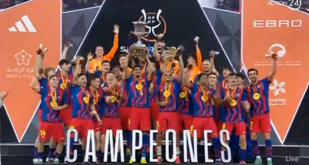 Μπλαουγκράνα η πρώτη κούπα του 2026 στην Ισπανία – Το πάρτι στην απονομή (vid)