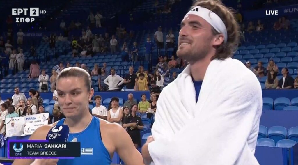 Τσιτσιπάς και Σάκκαρη: «Θα τα δώσουμε όλα για να φτάσουμε έως το τέλος»