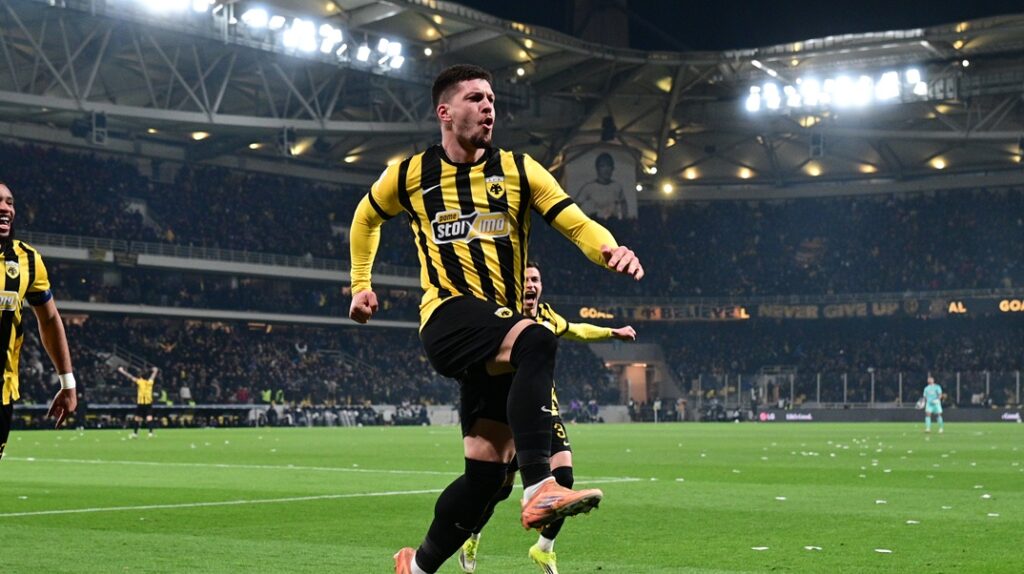 ΑΕΚ-Παναθηναϊκός 4-0: Διαστημικός Γιόβιτς με καρέ τερμάτων διέλυσε το «τριφύλλι»