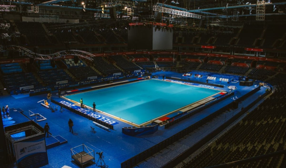 Σερβία: H απίστευτη μεταμόρφωση της Belgrade Arena σε πισίνα για αγώνες πόλο