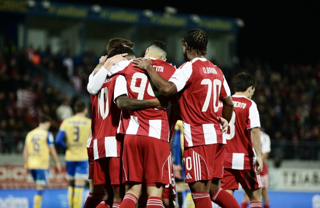 Super League: Η βαθμολογία μετά την νίκη του Ολυμπιακού στην Τρίπολη