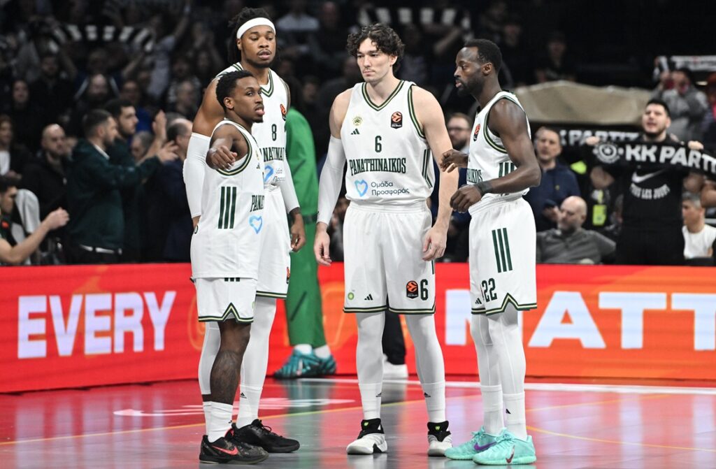 Euroleague: Η βαθμολογία μετά την ήττα των Πρασίνων στο Βελιγράδι