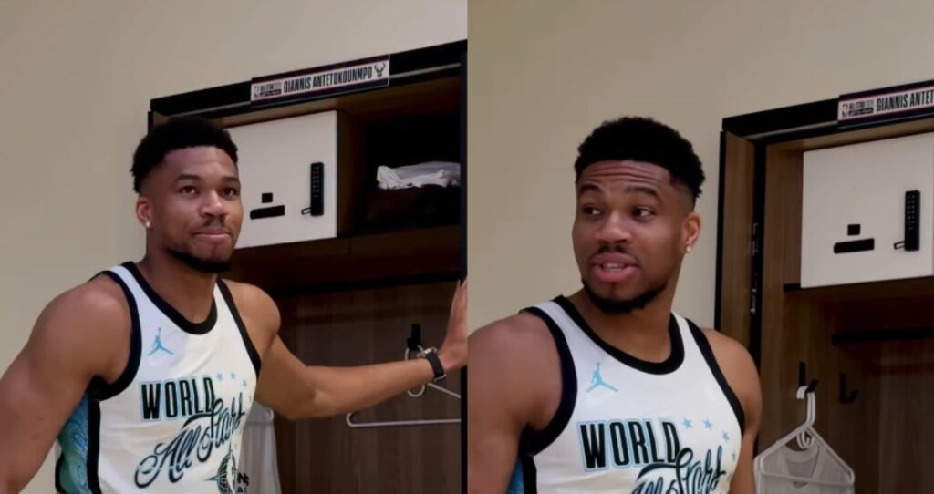 Γιάννης Αντετοκούνμπο: Ενθουσιάστηκε με τις φανέλες του All Star Game (vid)