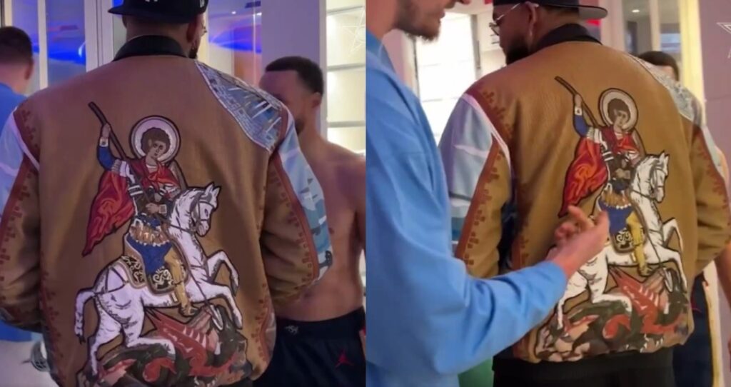 Μυθικός Καρλ Άντονι Τάουνς «έσκασε» με τζάκετ με τον Άγιο Γεώργιο στο All Star Game – Η αντίδραση του Γιόκιτς