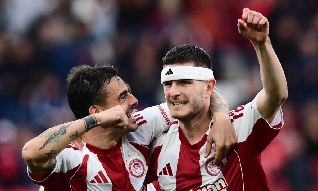 Ολυμπιακός: Το 1-0 με κεφαλιά του Πιρόλα (vid)