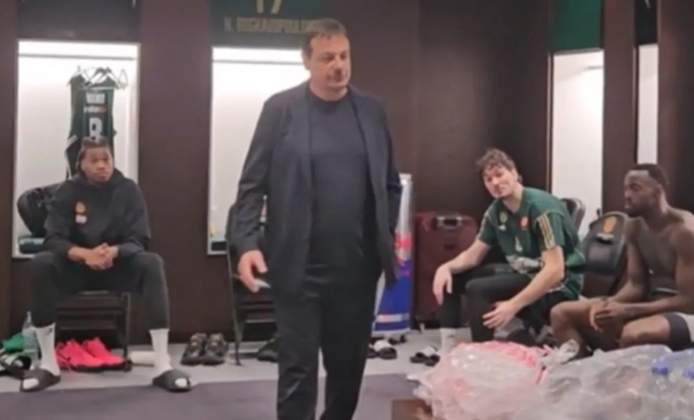 Αταμάν στα αποδυτήρια, μετά τη νίκη του Παναθηναϊκού AKTOR: «Καλωσορίζουμε τον Ματίας στην ομάδα μας ξανά»