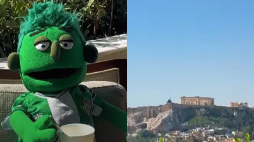 Η Μπέτις ανακαλύπτει την Αθήνα πριν τον αγώνα με τον Παναθηναϊκό, υπό τους ήχους του Γιώργου Ζαμπέτα