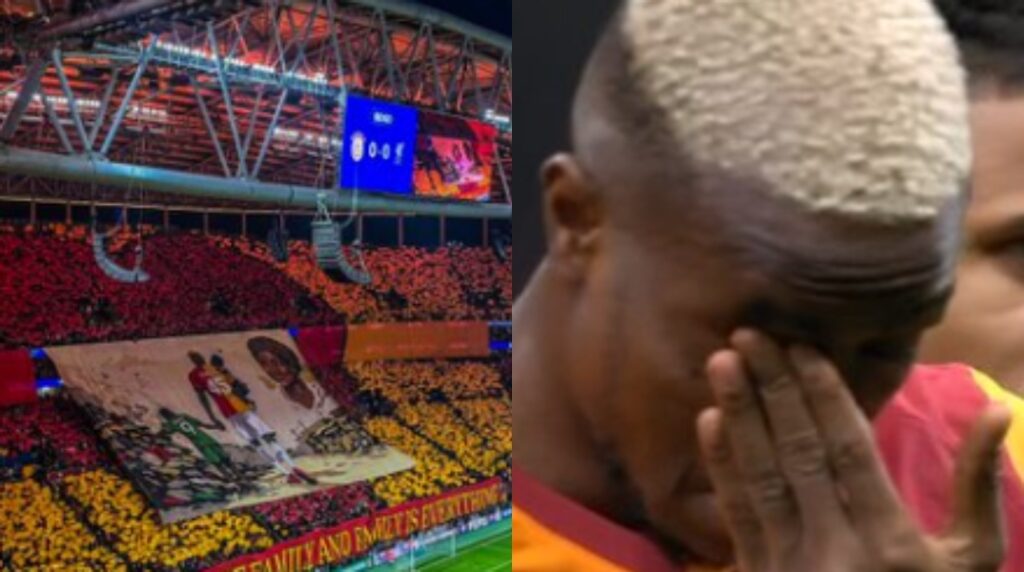 Απίθανες στιγμές στο Γαλατασαράι-Λίβερπουλ: Το κορεό για τη ζωή και τη μητέρα του Οσιμέν