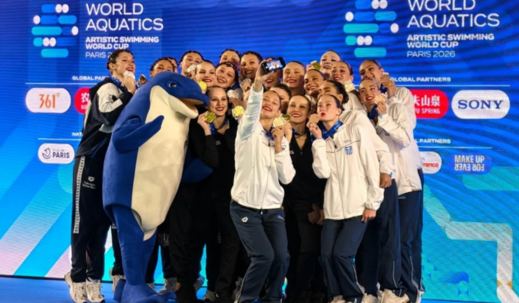 «Χάλκινη» η Εθνική ομάδα καλλιτεχνικής κολύμβησης στο World Cup του Παρισίου