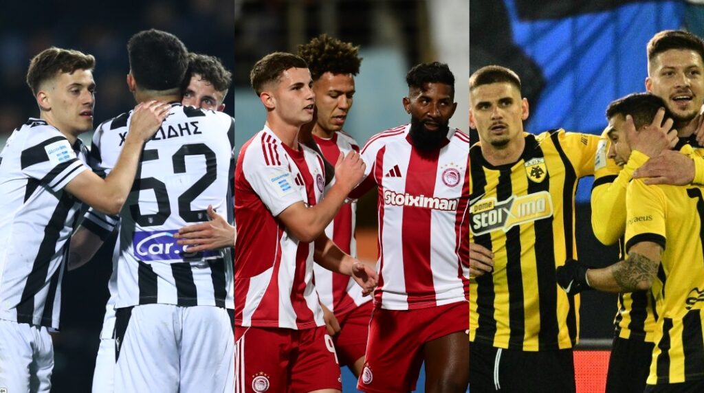 Super League: Πολυθρόνα…για τρεις – Η βαθμολογία μετά την ισοπαλία της ΑΕΚ στο Περιστέρι