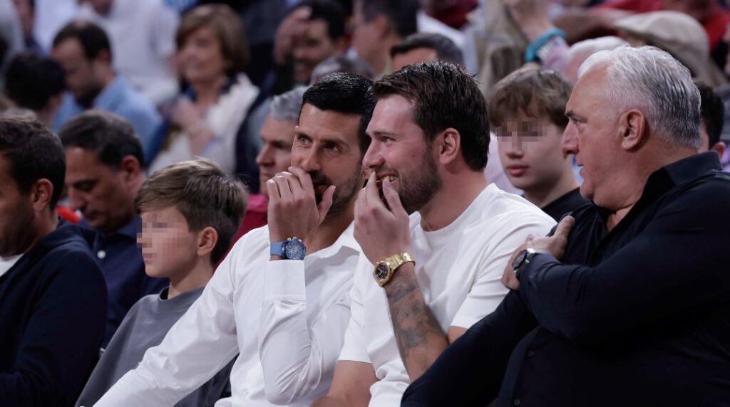 Δυάδα…φωτιά στο WiZink Center – Ντόντσιτς και Τζόκοβιτς βλέπουν μαζί το Ρεάλ-Ερυθρός