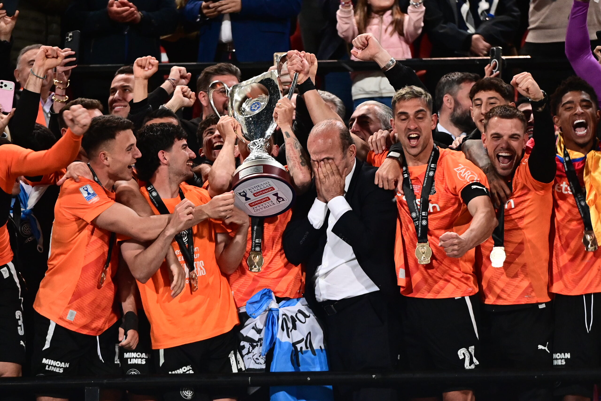 Το απόλυτο κοντράστ συναισθημάτων μεταξύ παικτών του ΠΑΟΚ και του ΟΦΗ ΠΑΟΚ – ΟΦΗ